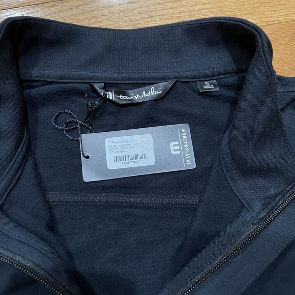 Travis Mathew Mens Newport 1/4 Zip Fleece Pullover Sweater Size XL NEW WITH TAGS - Picture 11 of 11
